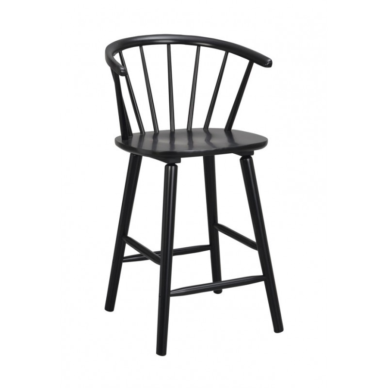 RO Carmen Bar Chair Black